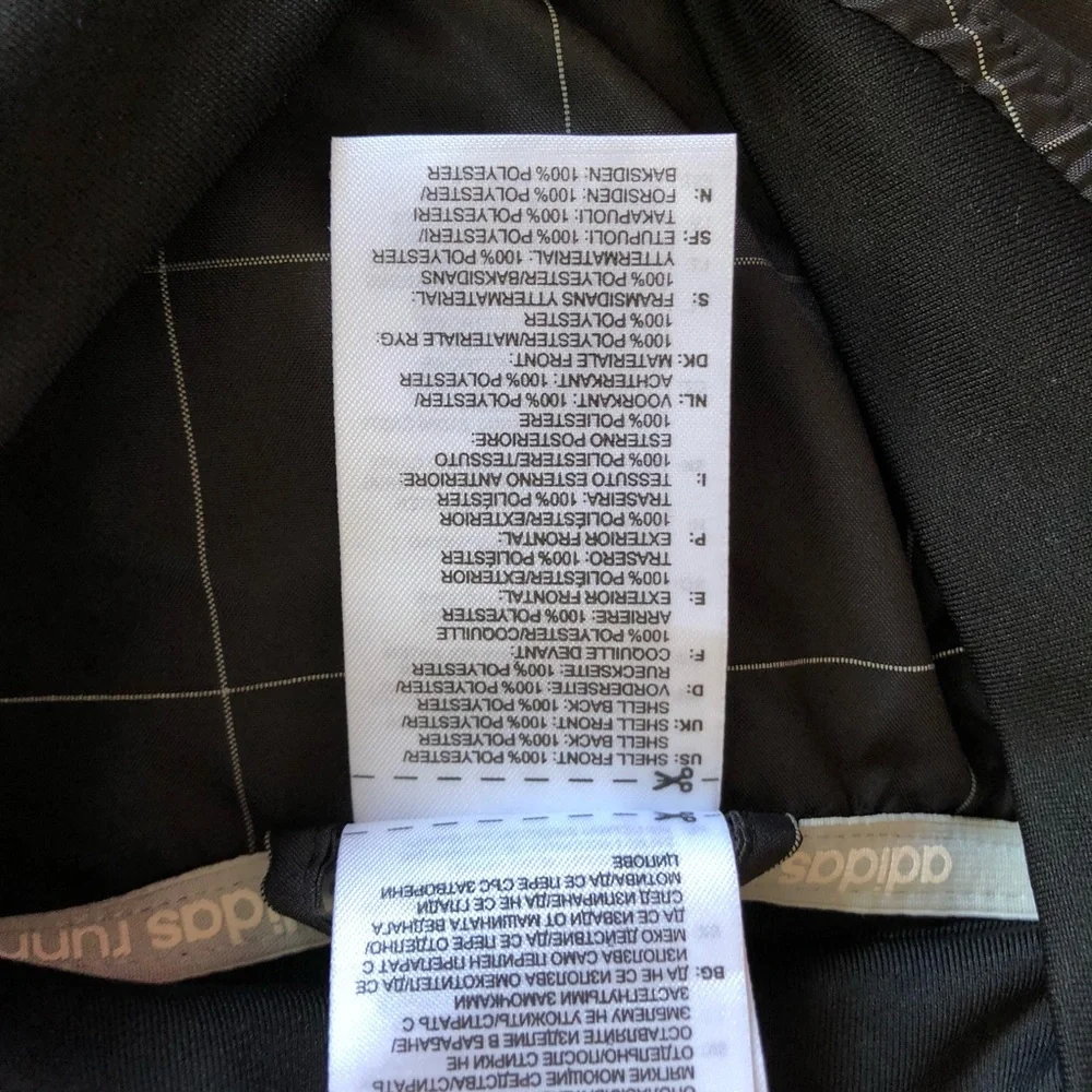 Adidas Reflective Running Windbreaker Zip Up Sweater - Picture 10 of 13